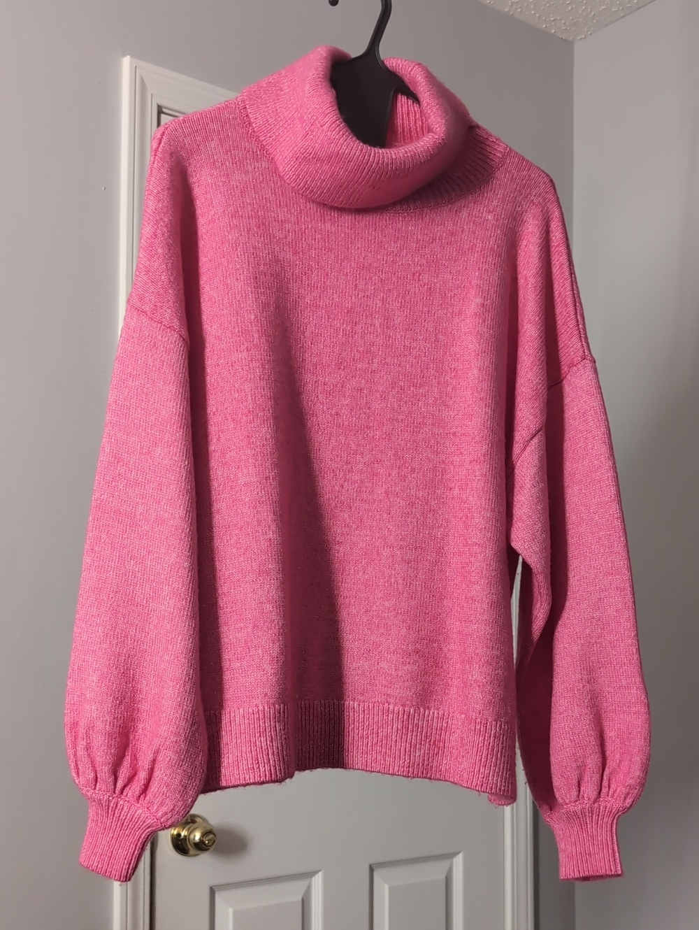 Show Me Your Mumu Vibrant Pink Turtleneck Sweater | Cozy Statement Knit | Size S